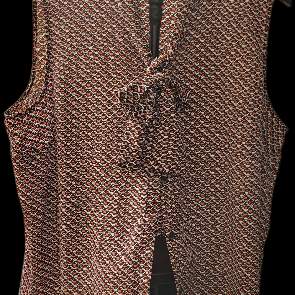 Liz Claiborne Multicolor Geometric Blouse